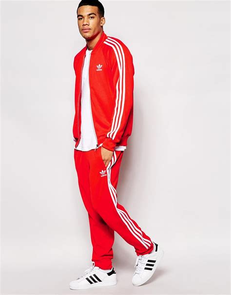 adidas herren anzug rot|adidas anzüge herren.